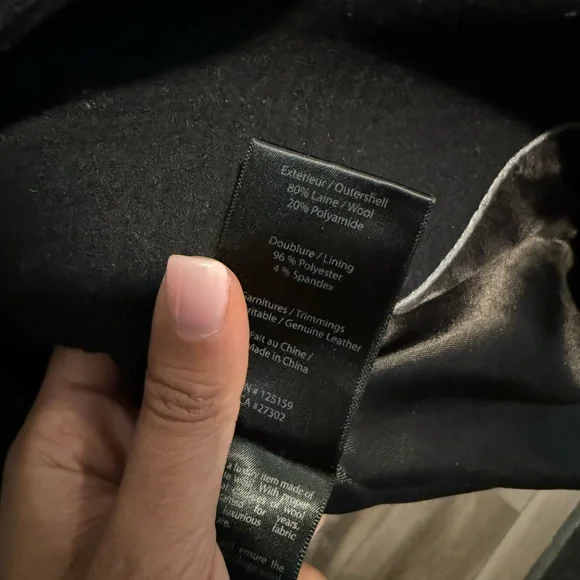 Mackage Diana Tulip Peacoat, Black XS - Picture 11 of 11